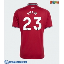 Fotballdrakt Herre Manchester United Luke Shaw #23 Hjemmedrakt 2026-27 Kortermet